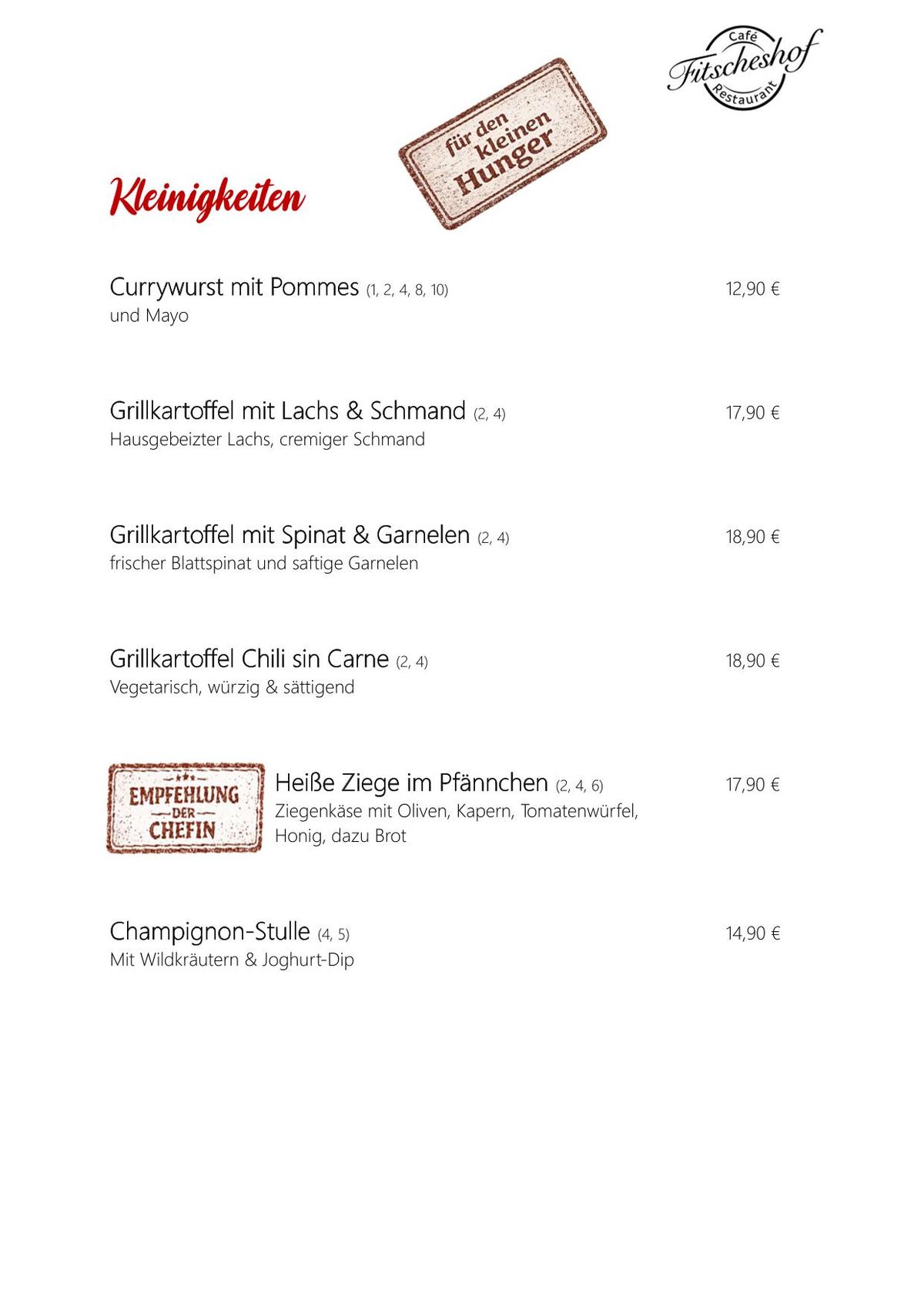 Speisekarte 2026 - 05